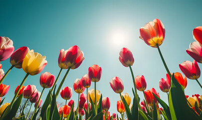 Obraz premium Spectacular Nature and Scenic Wonders: Golden Hour Sunsets, Lush Forests, Tranquil Beaches, and Vibrant Fields of Flowers in Stunning Views