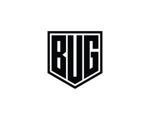 BUG Logo design vector template. BUG