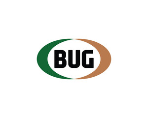 BUG Logo design vector template. BUG