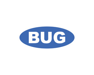 BUG Logo design vector template. BUG