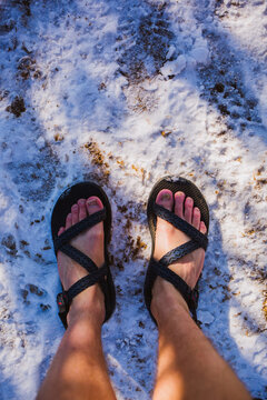Winter Hiking in Chacos