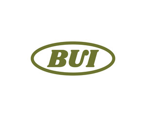 BUI logo design vector template. BUI