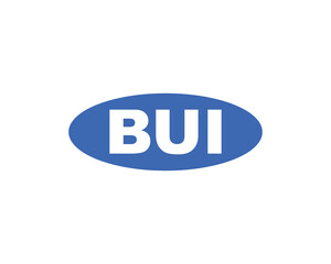 BUI logo design vector template. BUI