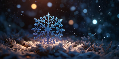 Snowflakes backgrounds nature celebration