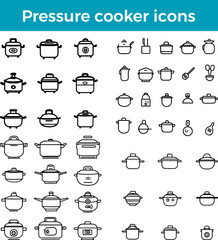 pressure cooker icon vector kitchen tool cooking appliance design