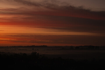 Fototapeta premium nascer do sol e pôr do sol