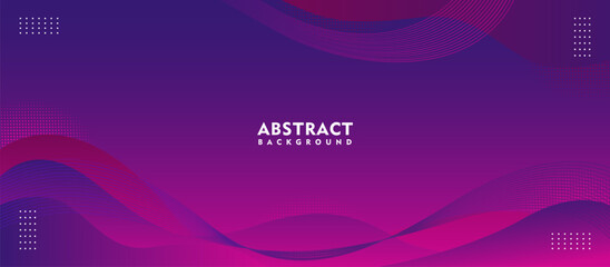 Abstract Purple Fluid Background Template. Modern background design. Gradient color. Liquid form composition. Suitable for poster designs