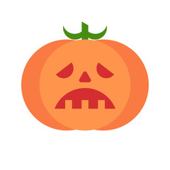 Pumpkin, Halloween, horror and Scary Flat Icon