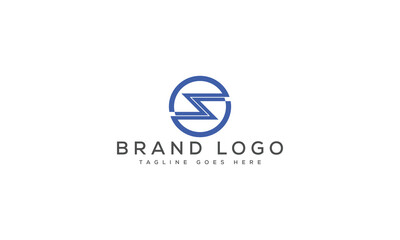 S logo design vector template design for brand.