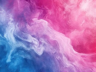 Obraz premium vibrant abstract background with flowing colors in shades of pink, blue, purple, and red, creating a grainy texture that evokes summer fun and creative energy for a poster design