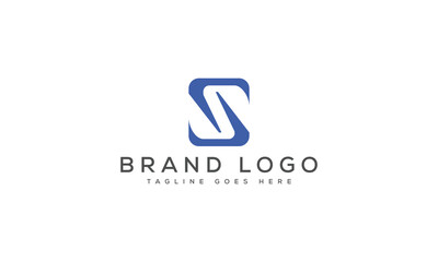 S logo design vector template design for brand.