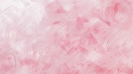 Abstract Pink Heart Pattern Background for Valentine's Day Greeting Cards and Invitations.