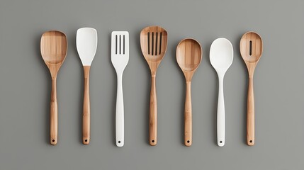 Eco Friendly Bamboo and Recycled Plastic Kitchen Utensils Blending Sustainability and Style