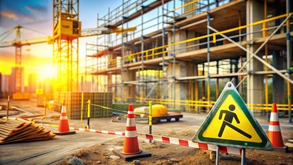 Construction Site Safety Warning Signs - Hazard Awareness and Precautions