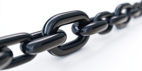 Obraz premium Black Chain Link.