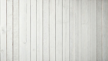 Obraz premium White Wooden Planks Background for Minimalist Design