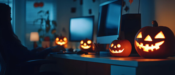 Vibrant Halloween Celebrations Featuring Teenagers, Couples, Families, and Businesspeople in Spooky Settings