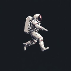 Fototapeta premium Pixel Astronaut.