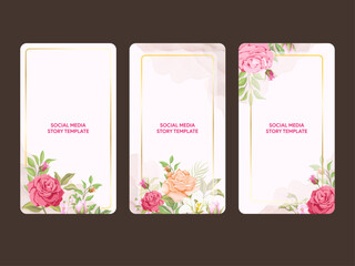 Beautifull Floral Social Media Template Design