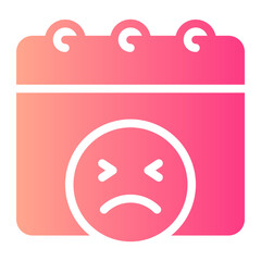 calendar gradient icon