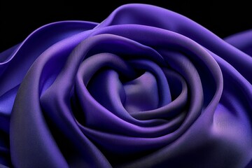 Soft purple silk fabric, folded gently with subtle textures and shadows