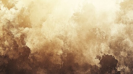 Abstract Brown and Beige Watercolor Background