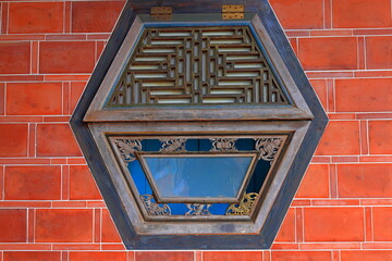 Wufeng Lin family garden with elegant mansion and classic Chinese garden architectures in Wufeng District, Taichung, Taiwan