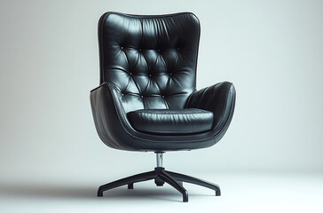 Fototapeta premium an executive office chair with leather upholstery