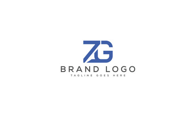 ZG logo design vector template design for brand.