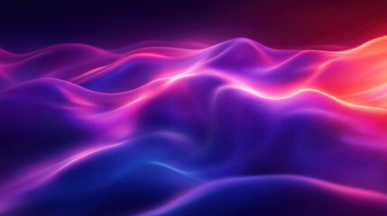 Obraz premium a computer generated image of wavy lines