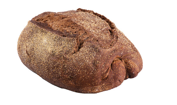 artisan bread made at home from natural fermentation wholemeal Australian black angled