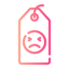 price tag gradient icon
