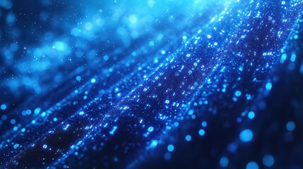 a blurry image of a blue and black background