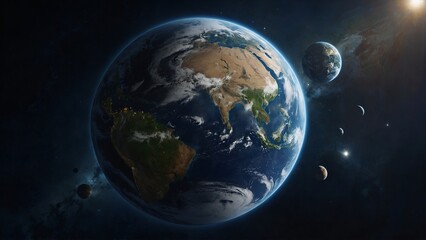 Fototapeta premium Planet Earth transparent background 