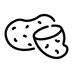 potato Line Icon