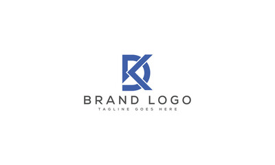 Fototapeta premium KD logo design vector template design for brand.