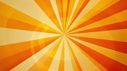 Obraz premium Bright sunburst wallpaper design featuring vibrant rays of orange and yellow colors for a cheerful atmosphere