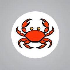 Logo design blue crab mascot custom crab college logo. Mascot custom crab college logo