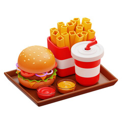 snack 3d icon illustration