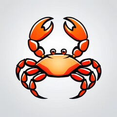 Logo design blue crab mascot custom crab college logo. Mascot custom crab college logo