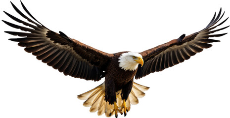 Obraz premium Eagle flying animal isolated on transparent background