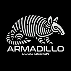 Armadillo Vector Logo Design