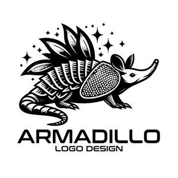Armadillo Vector Logo Design
