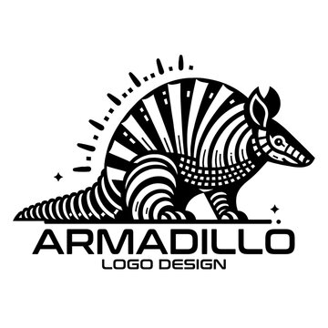 Armadillo Vector Logo Design