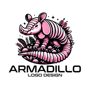 Armadillo Vector Logo Design