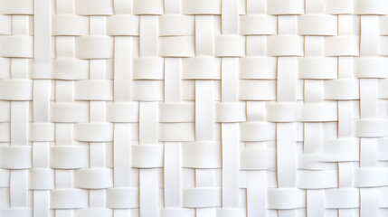 Intertwined Weave of White Stripes