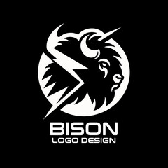 Bison Vector Logo Design