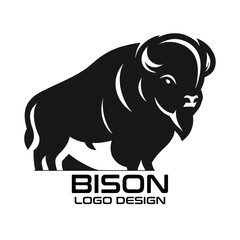 Bison Vector Logo Design