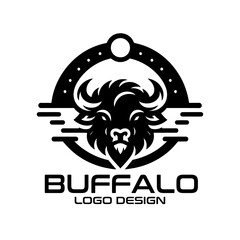 Buffalo Vector Logo Design