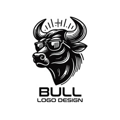 Bull Vector Logo Design